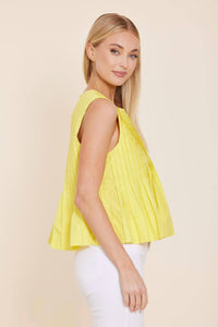 Dolce Cabo - Poplin Peplum Top