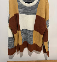 Andree By Unit - Knit Color Block Sweater