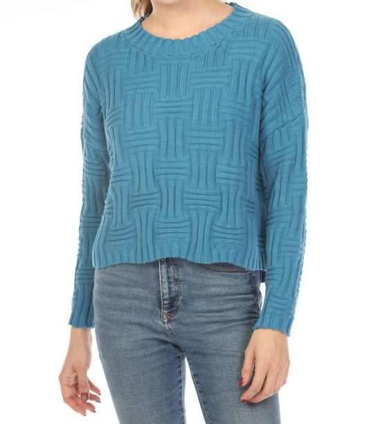 Planet By Lauren G. - Weavie Crewneck Sweater