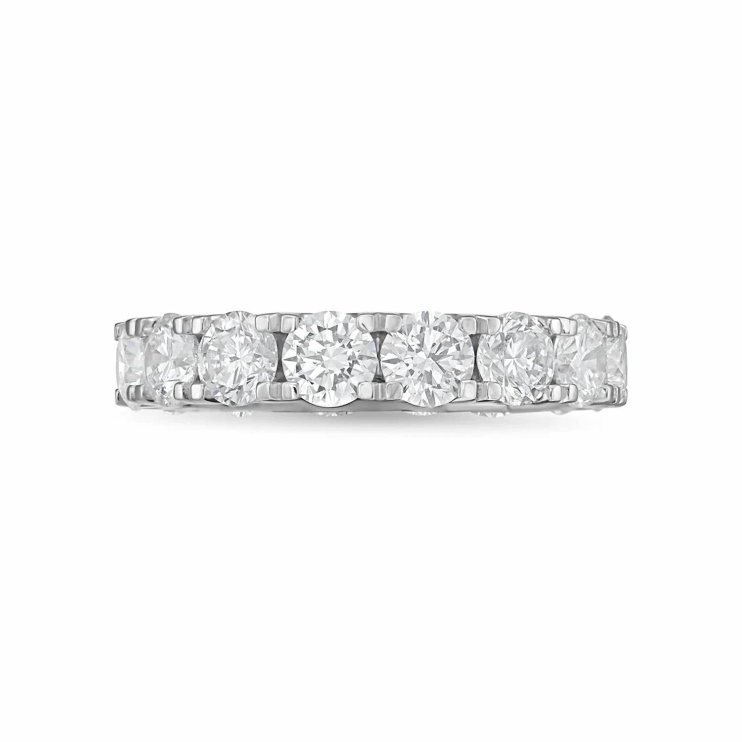 Diana M Jewels - Women's Round Lab-Grown Diamond Eternity Band (1.00 Ct) - Delicate