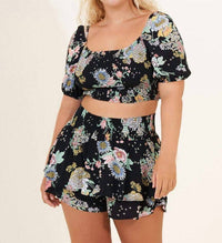 Maaji - Floral Bouquet Riley Crop Top