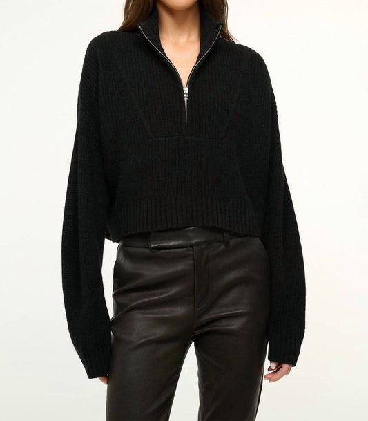 Staud - Cashmere Cropped Hampton Sweater