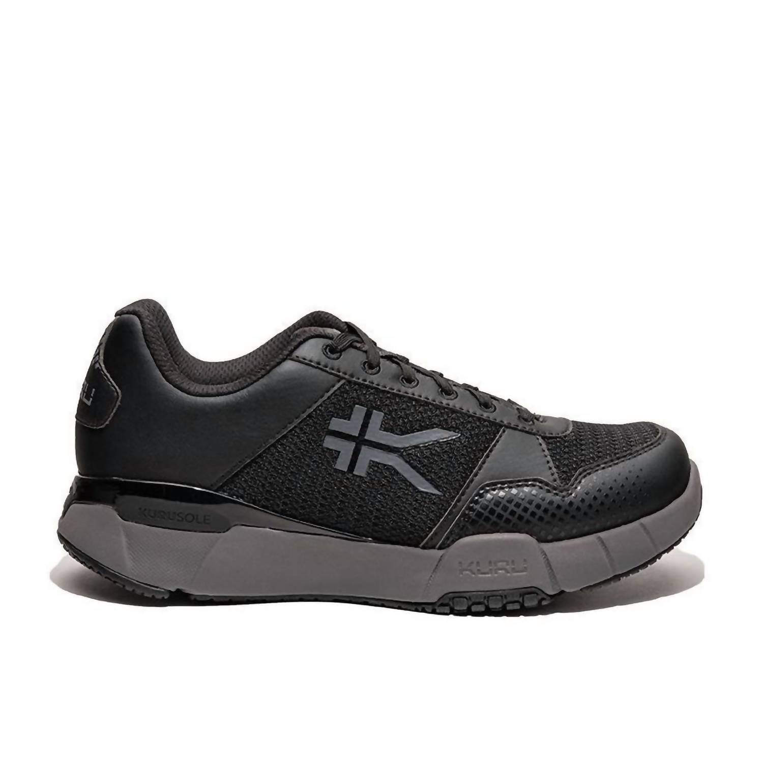 KURU Women's Quantum 2 Sneakers in black - women's sneaker - detail view