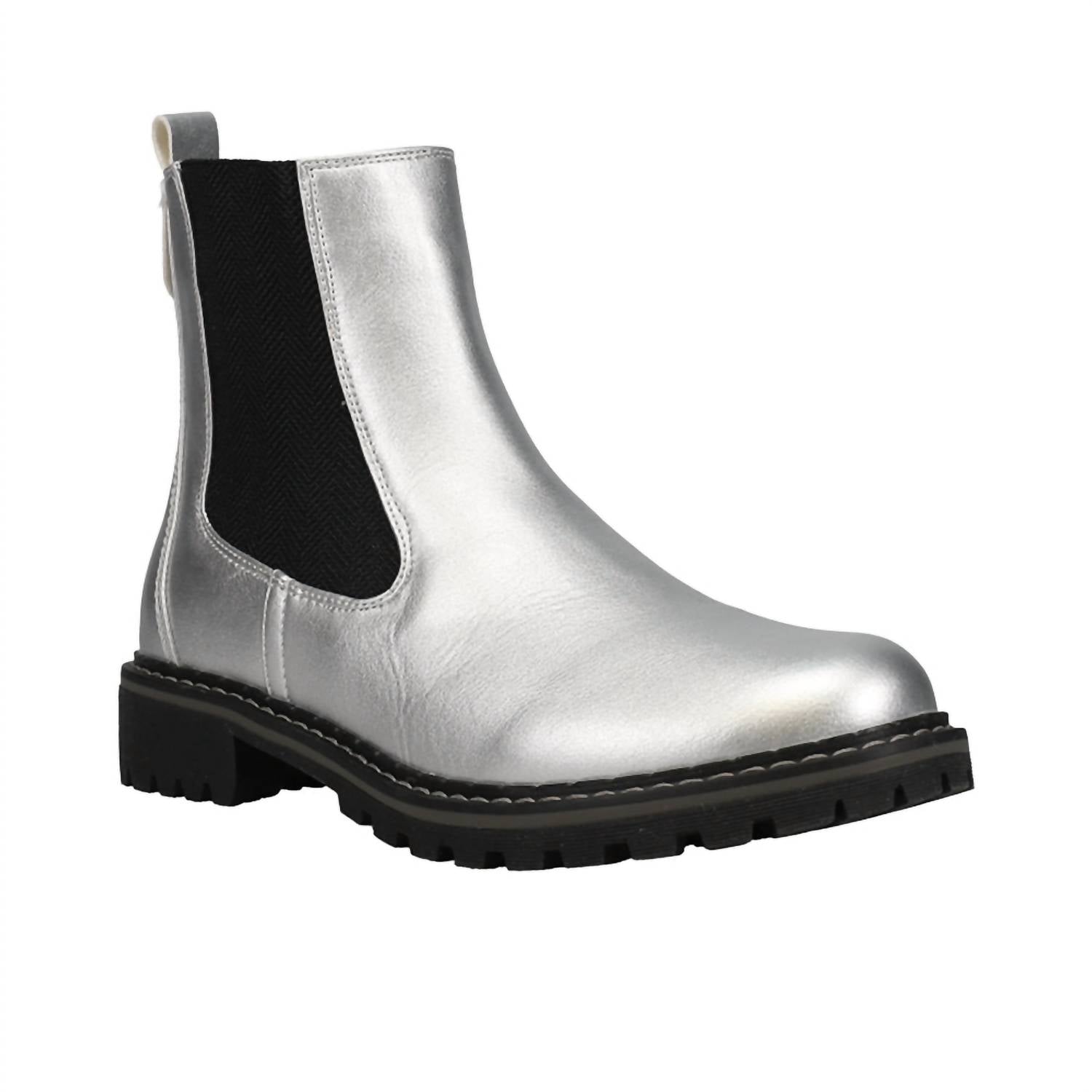 Corkys Footwear Women's To Be Honest Boots in silver - women's shoe - detail view