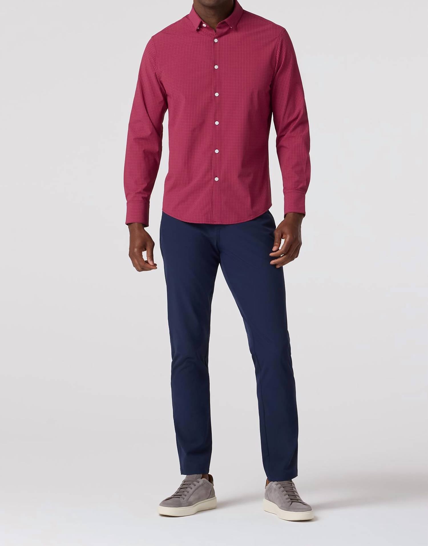 Mizzen + Main - Leeward No Tuck Long Sleeve Dress Shirt