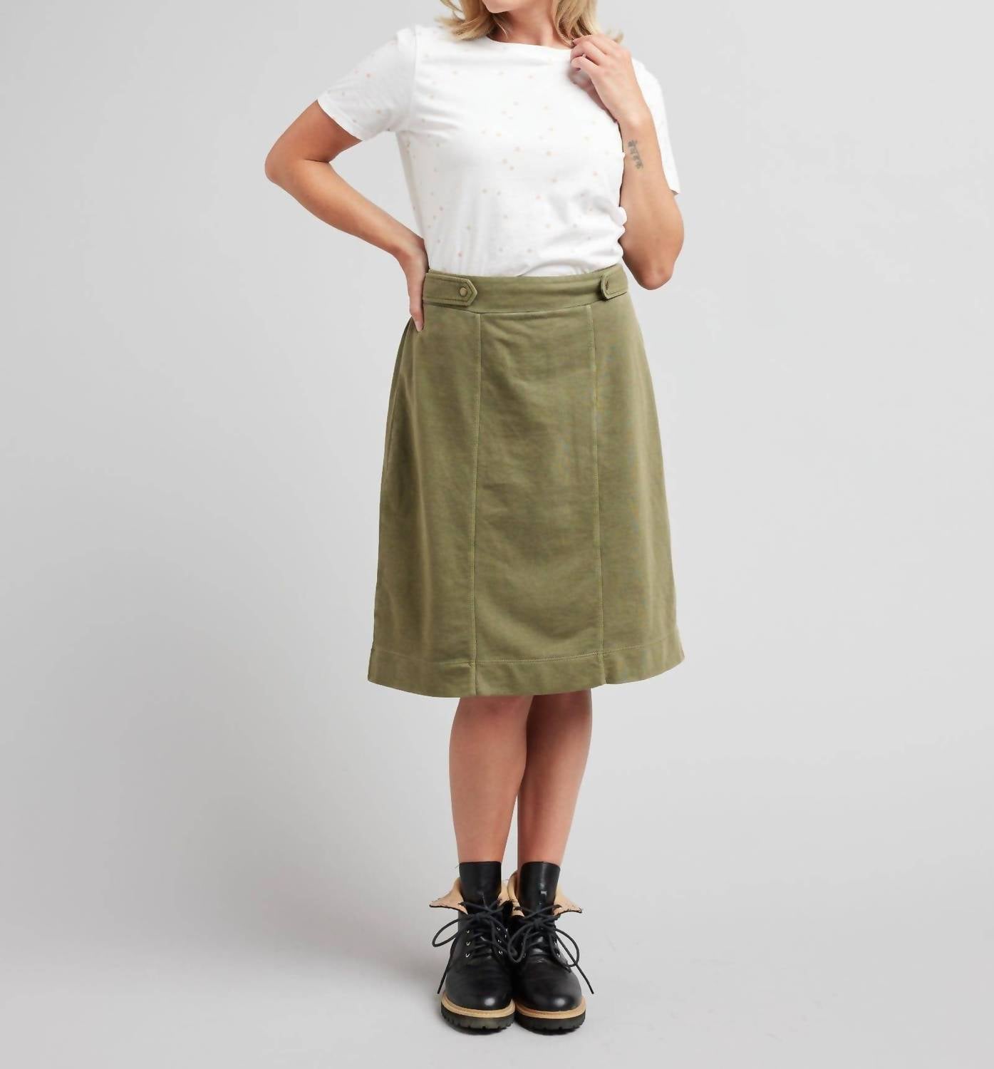 Downeast - Presley Cotton Midi Skirt