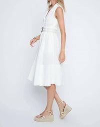 Renuar - Sleeveless Linen Blend Dress