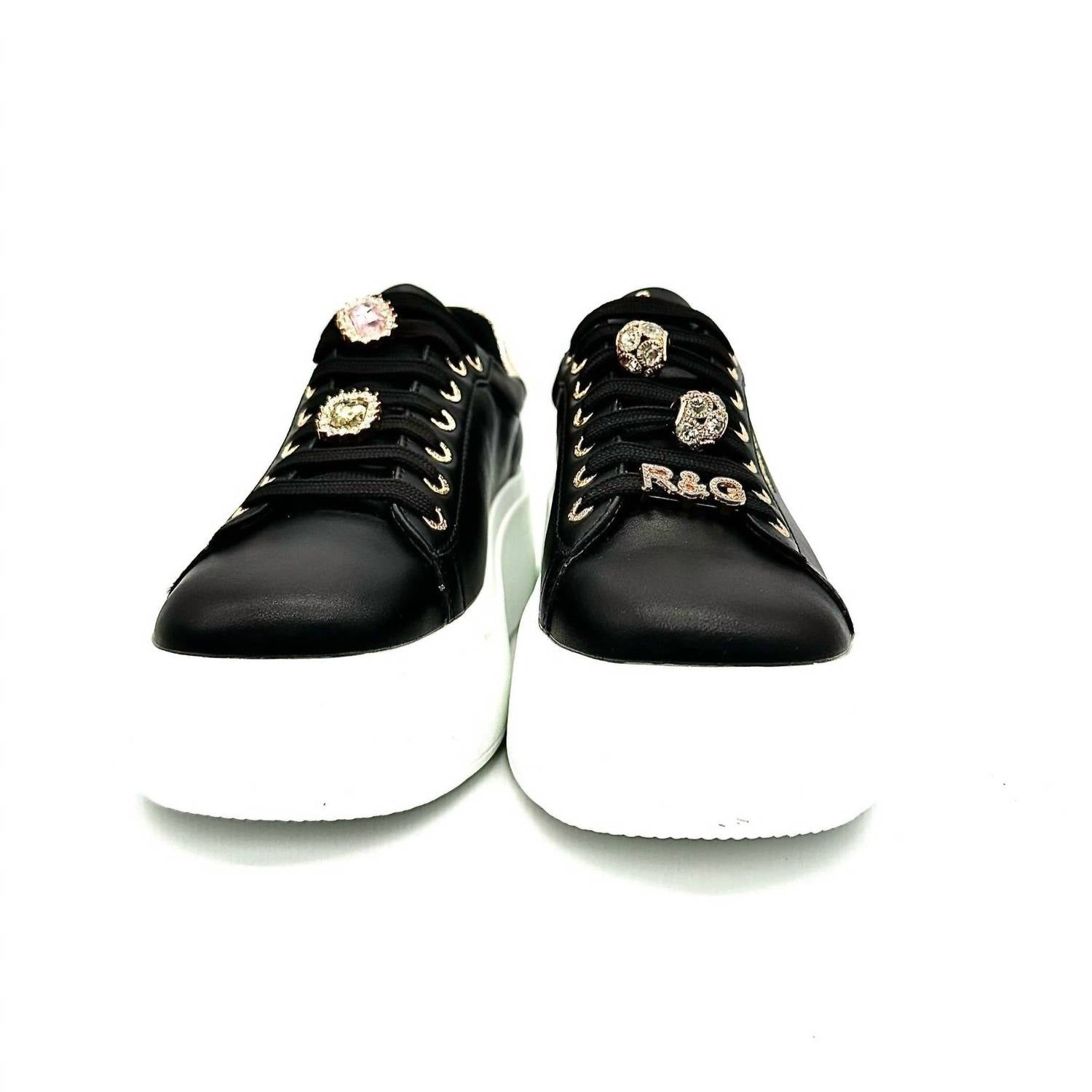 Renato Garini - Women's Bedazzled Laces Sneaker