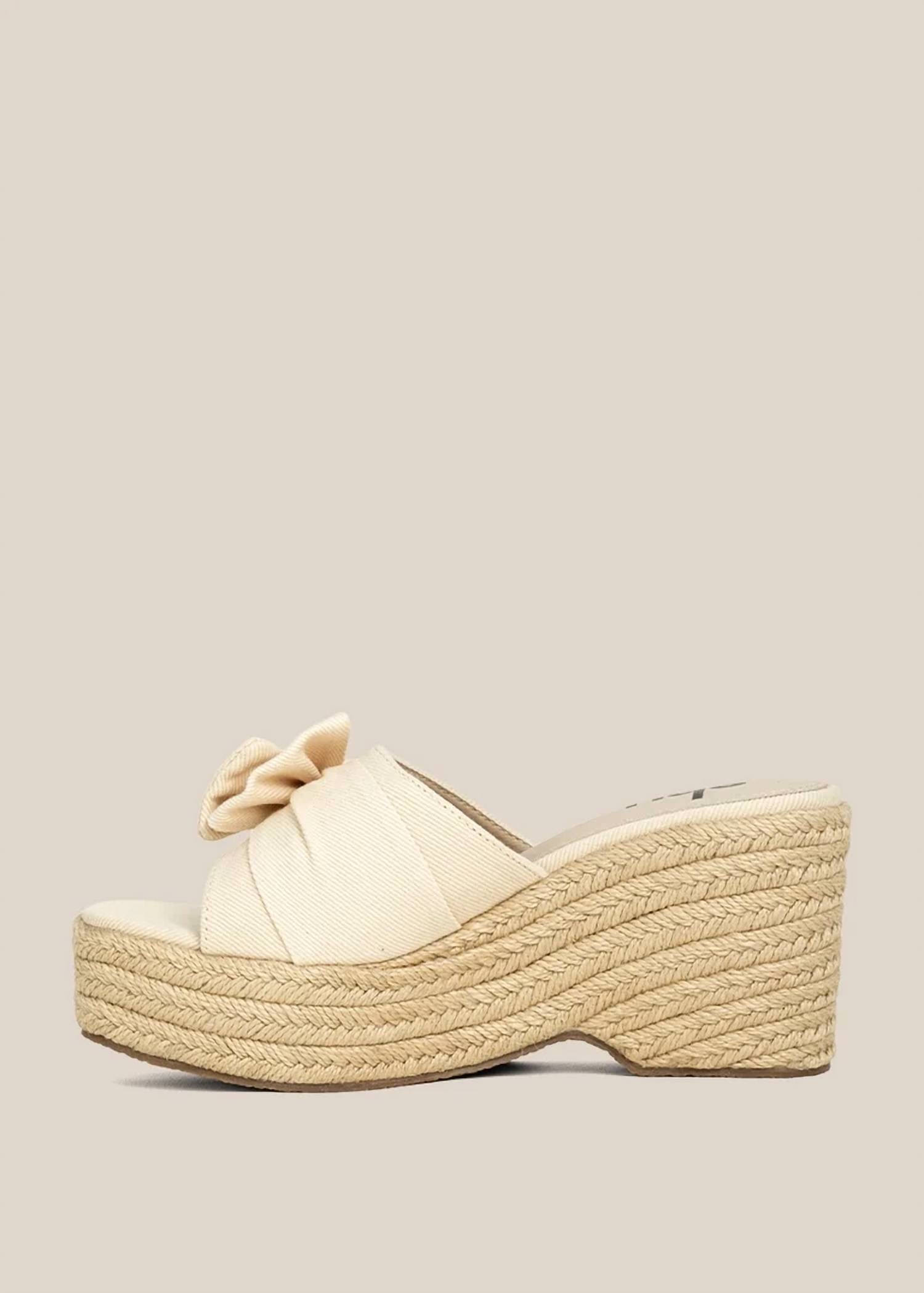 Shu Shop - Women's Ingrid Platform Espadrille Slide Sandal