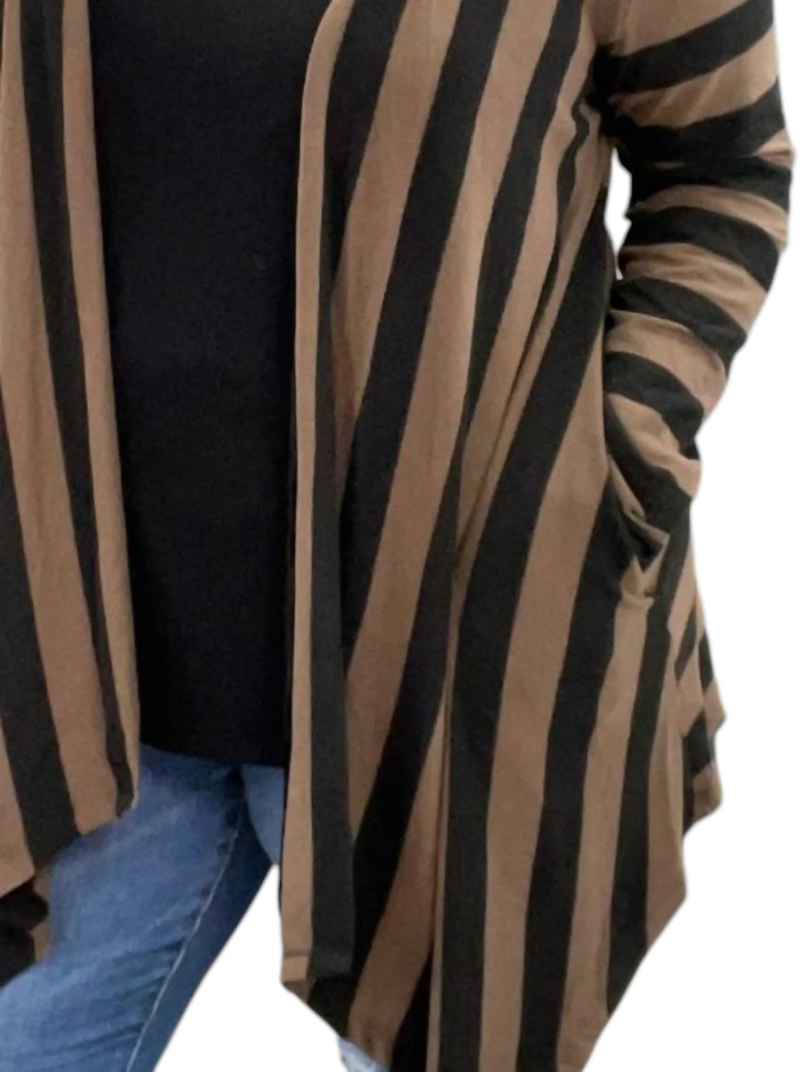 Honeyme - Striped Cardigan