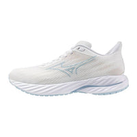 MIZUNO Women's Wave Inspire 21 Running Shoe in white nantucket breeze - women's shoe - detail view
