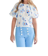 Never A Wallflower - Calla Short Sleeve Top