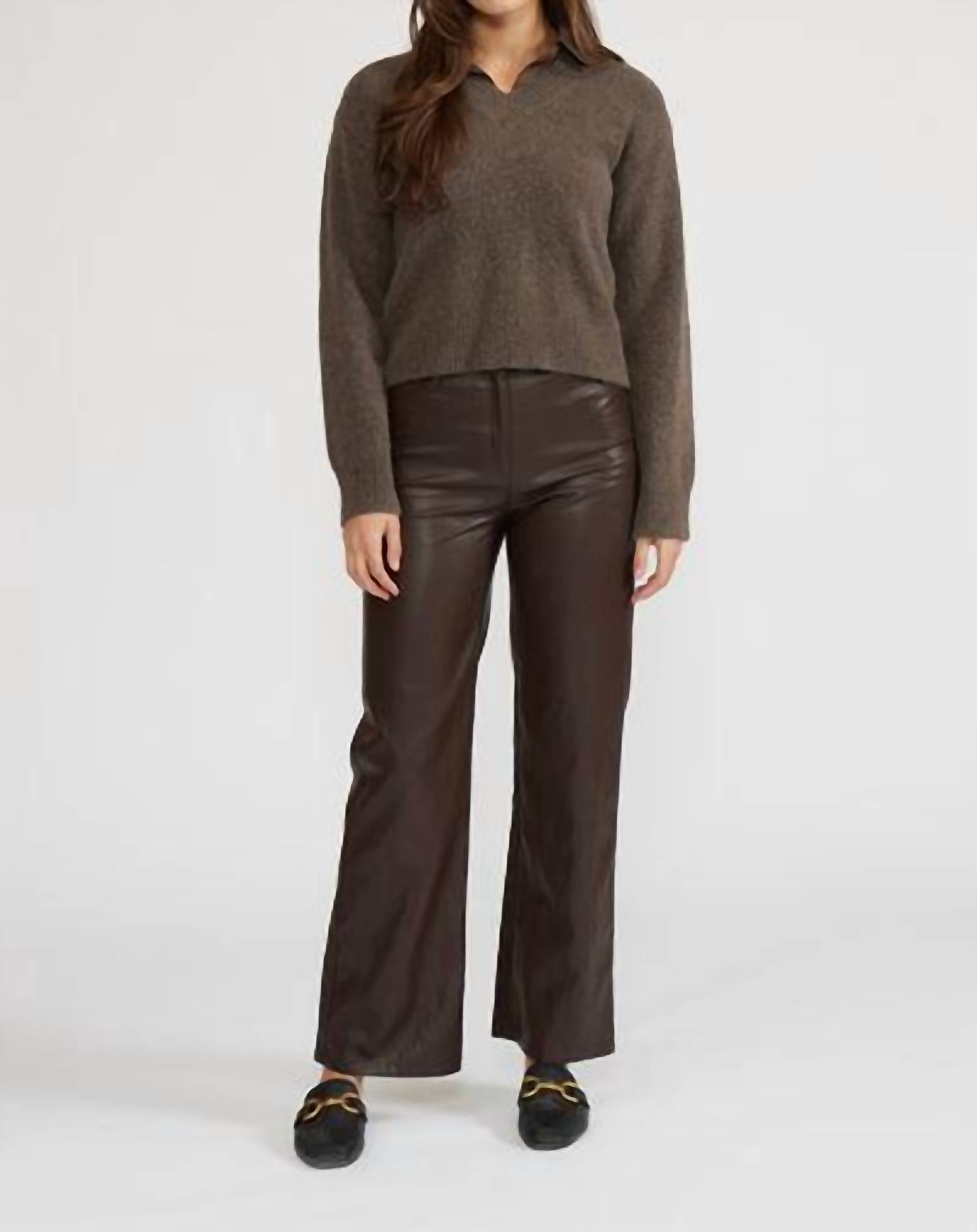 Lucy Paris - Oren Mixed Media Top