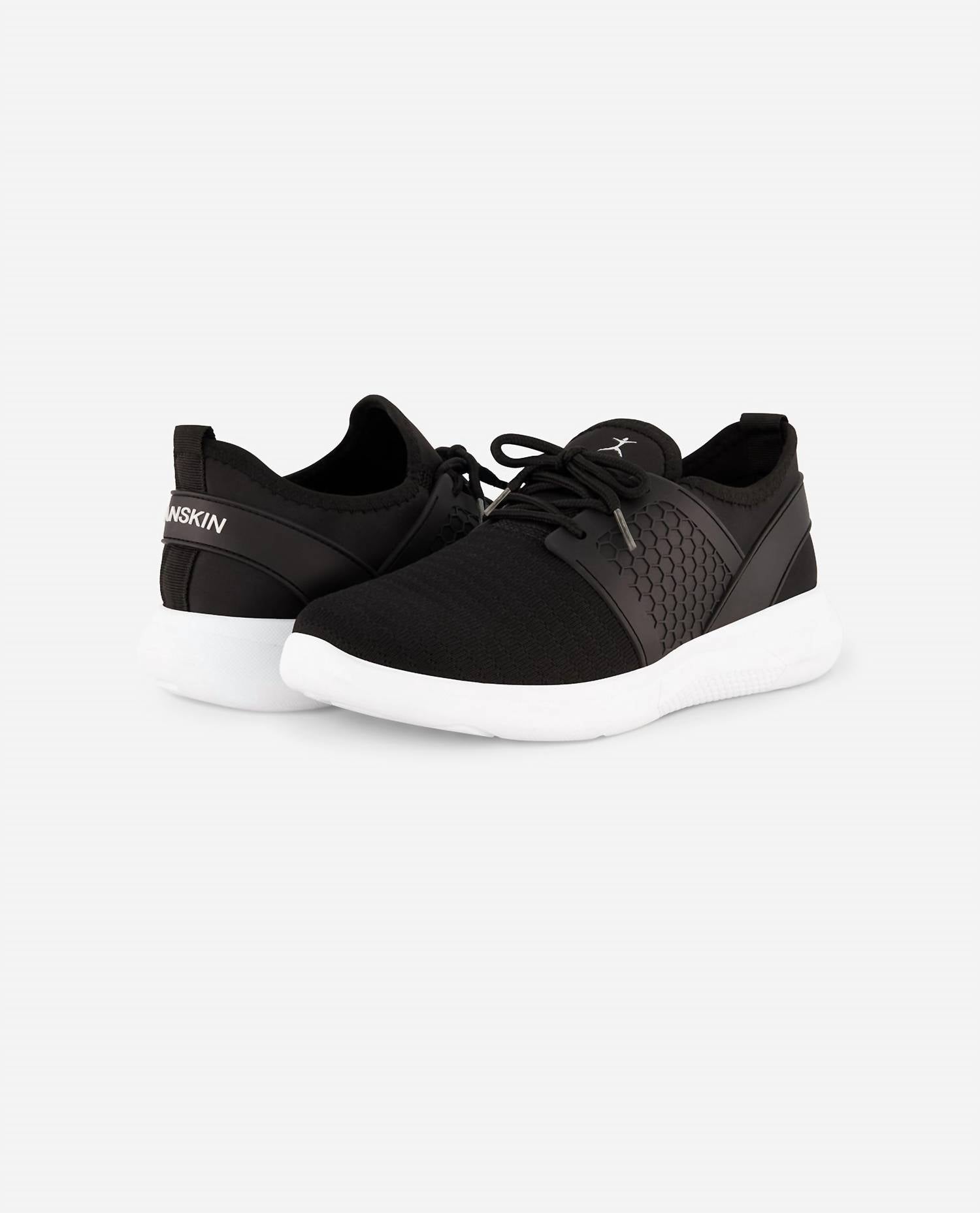 Danskin Women's Enjoy Lace Up Sneaker in black - women's shoe