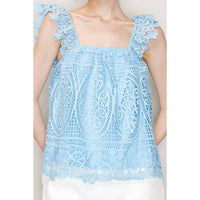 Ina Fashion - Maya Sleeveless Lace Top