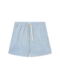 Les Deux - Stan Stripe Seersucker Swim Shorts