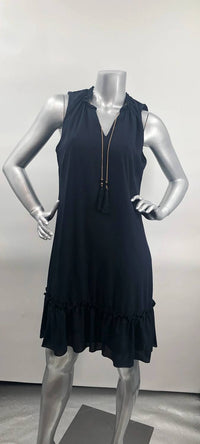 Frank Lyman - Tamela Sleeveless Ruffle Bottom Dress With Detachable Necklace