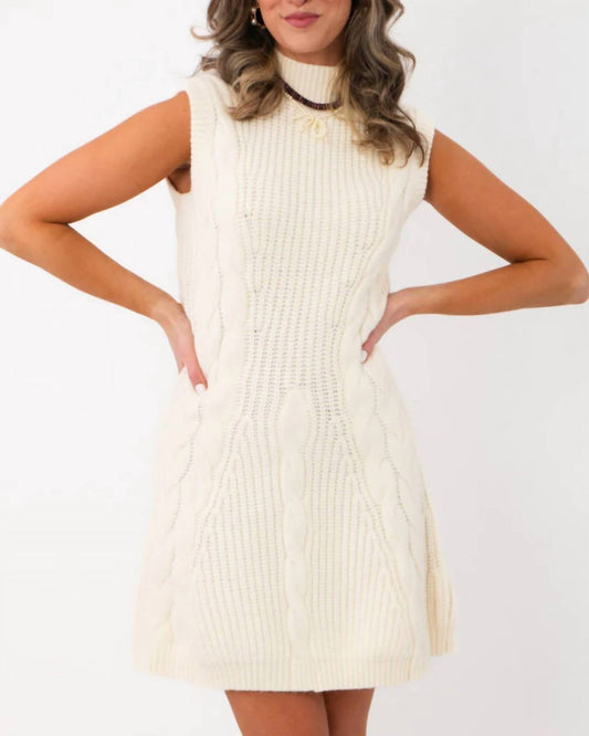 Fore - Mock Neck Sleeveless Dress