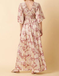 Mittoshop - Belah Paisley Print Maxi Dress