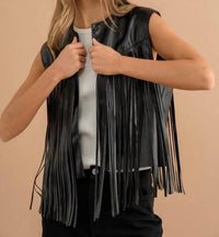 Blue B - Wynonna Faux Leather Vest