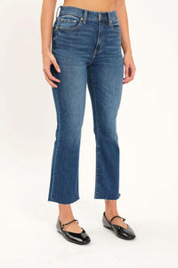 Daze - Shy Girl High Rise Crop Flare Jeans