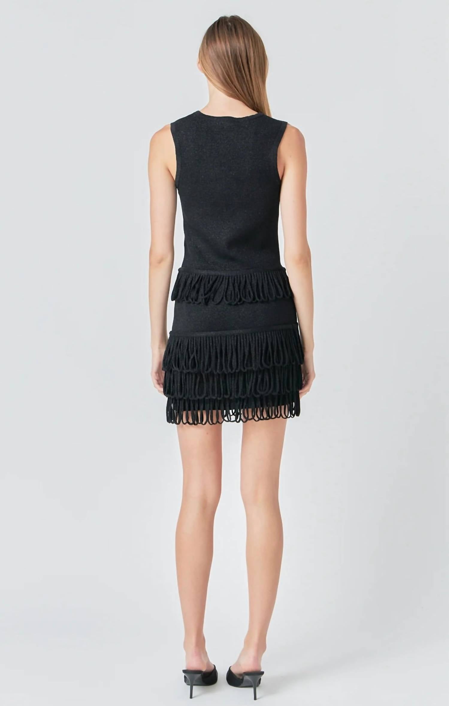 English Factory - Lurex Knit Loop Top