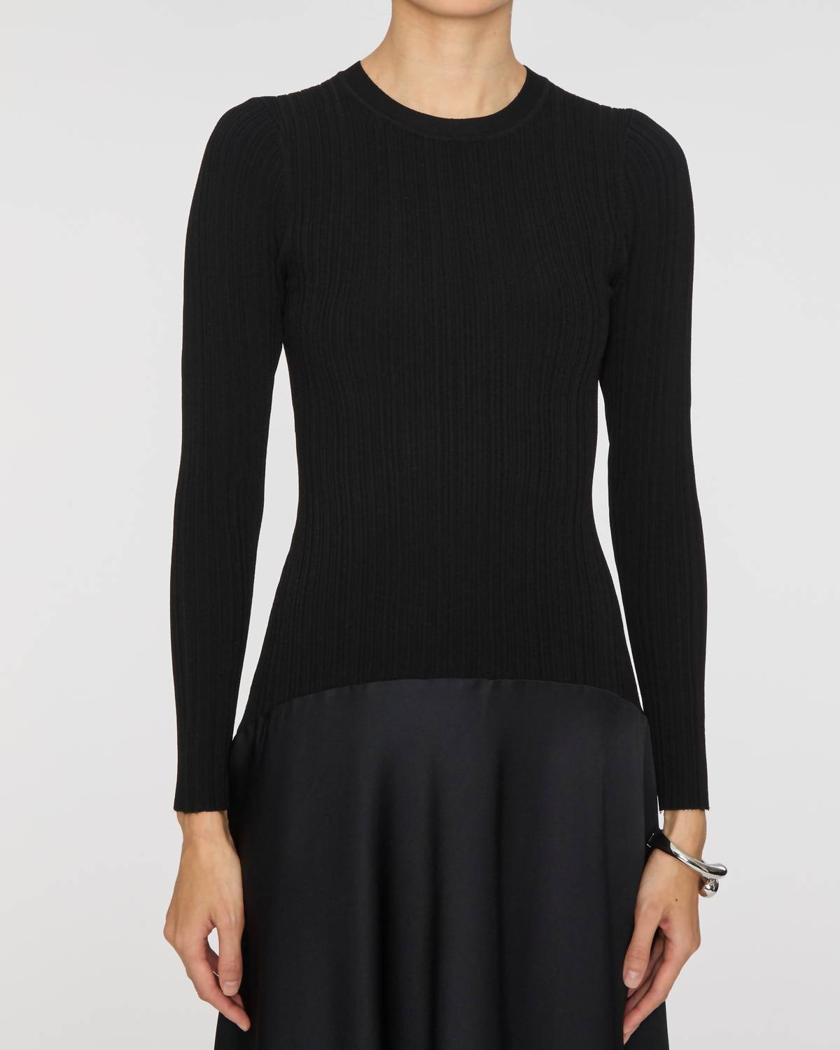 Veronica Beard Vaughn Long Sleeveless Dress in black - women's dress - view 4