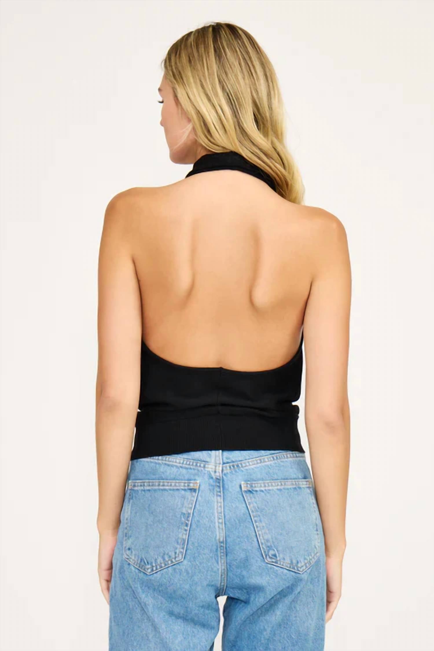 Lucy Paris - Cali Twist Halter Top
