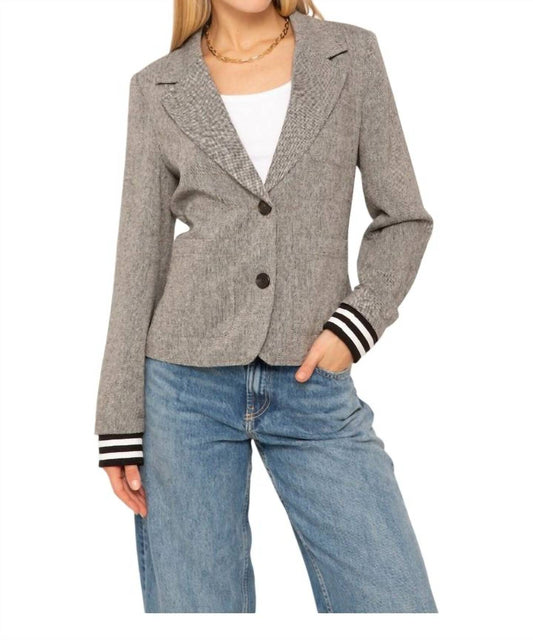 Central Park West - Odette Shrunken Donegal Tweed Jacket