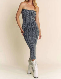 Hers & Mine - Denim Sweater Dress