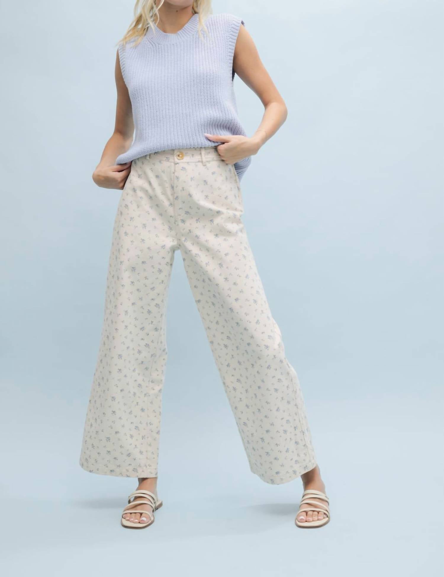 Wishlist - Floral Wide Leg Pants