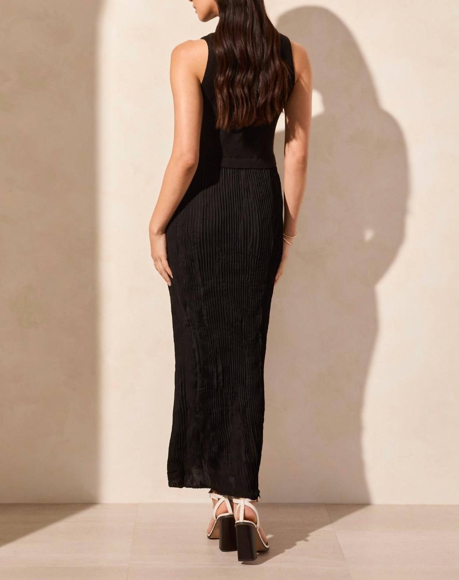 Tribal - Femme Sleeveless Twofer Maxi Dress