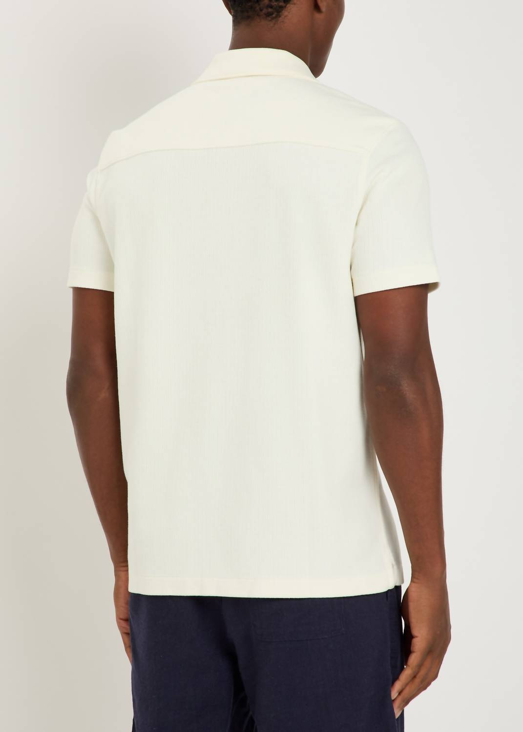 Paige Oliver Shirt in ecru - men's t-shirt - detail view