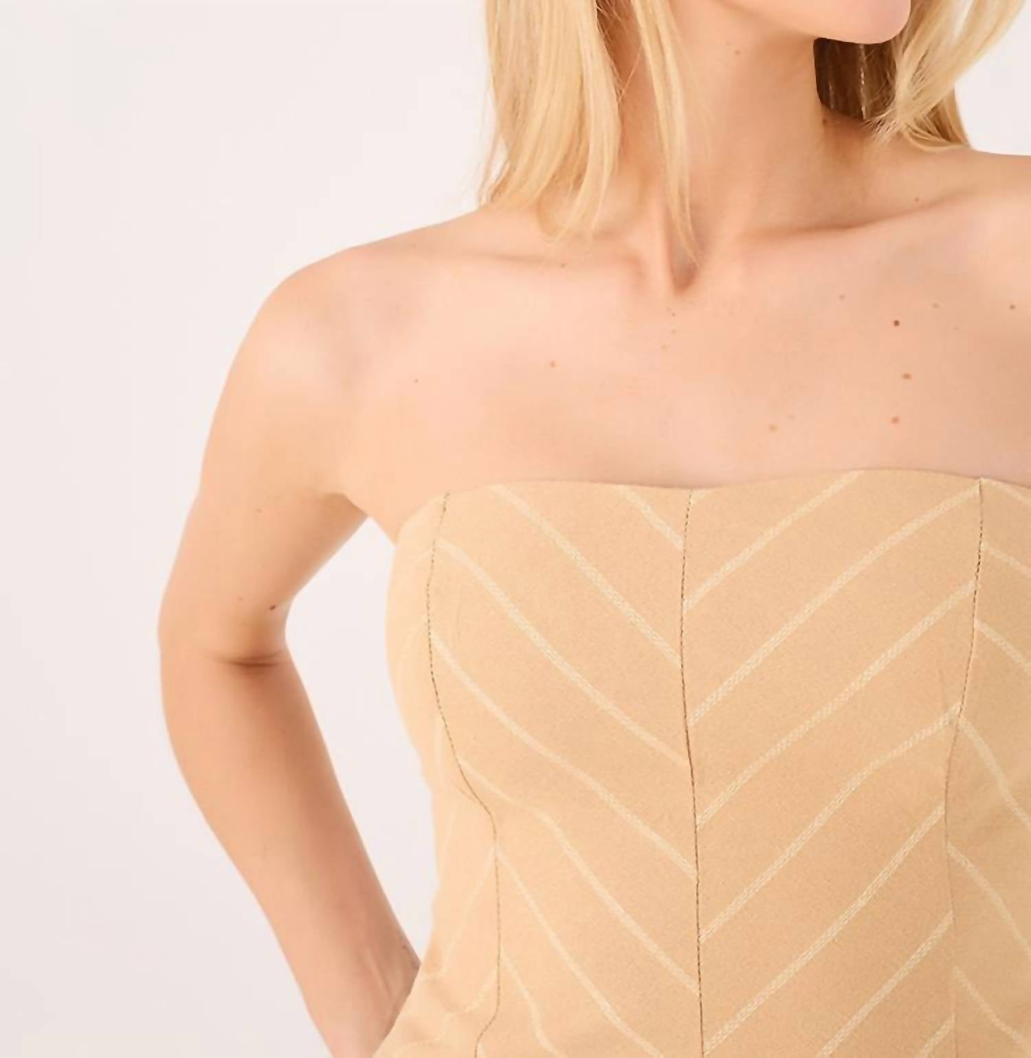 Dress To - Striped Linen Top