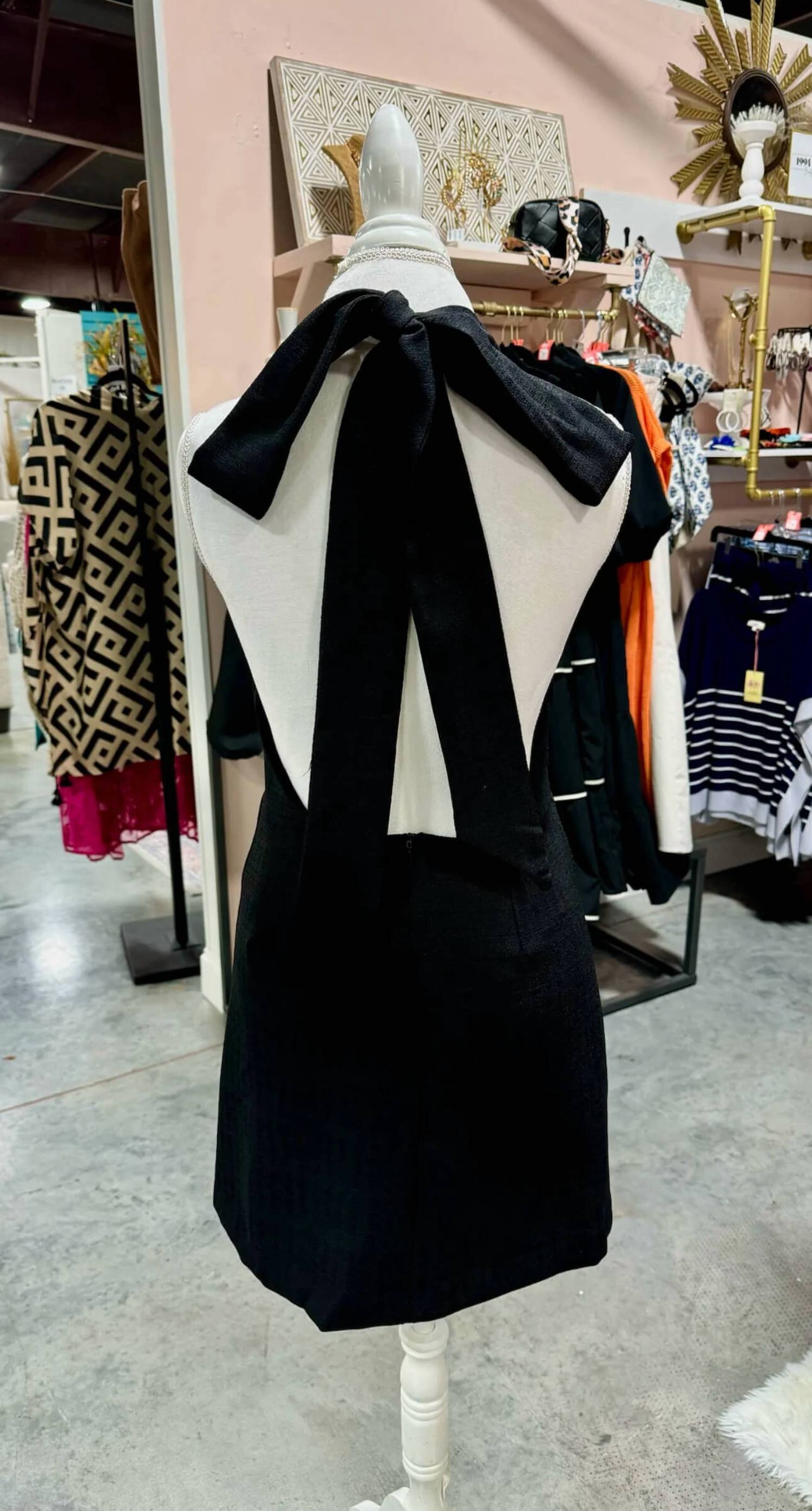 Glam - Halter Back-bow Dress