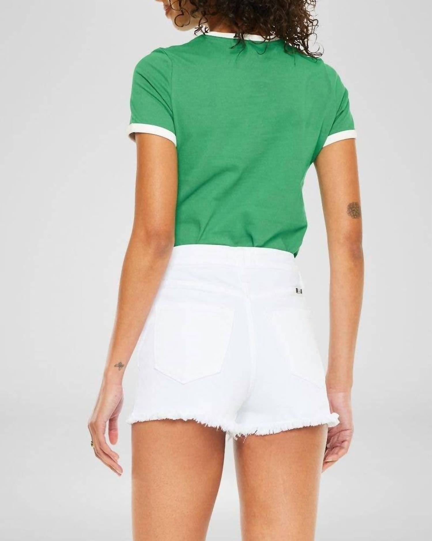 Kancan - High Rise Jean Shorts