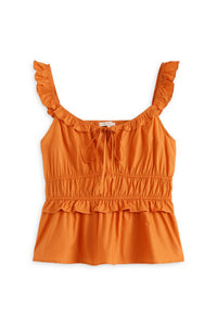 Skies Are Blue - Women's Chitra Smocked Peplum Tank
