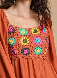Umgee - Ellie Crochet Dress