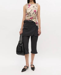 Ganni - Floral Satin Top