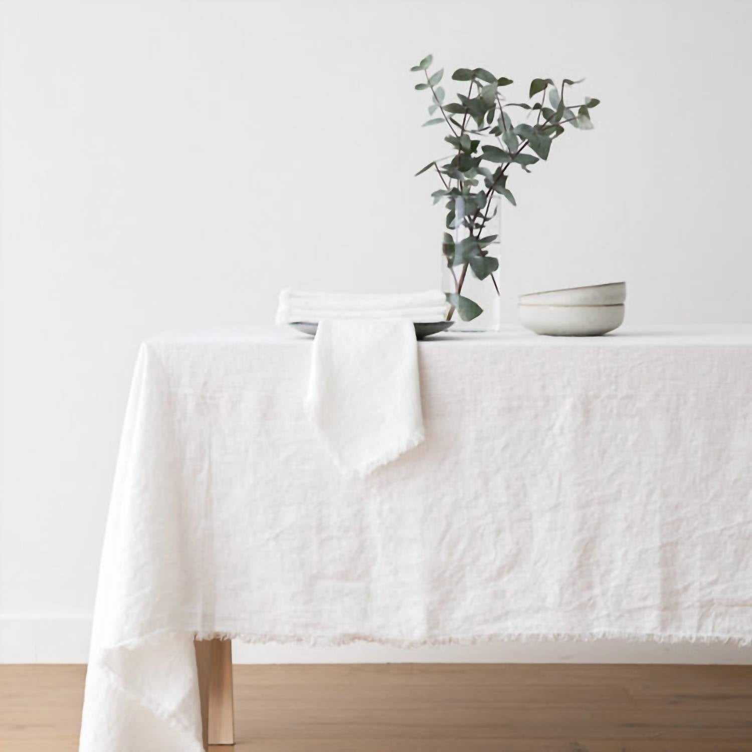 Linenme - Terra Fringe Linen Napkin - Set Of 4