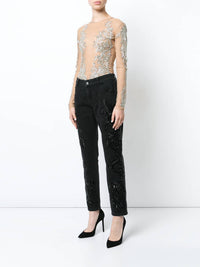 Amen - Beaded Boyfriend Jean