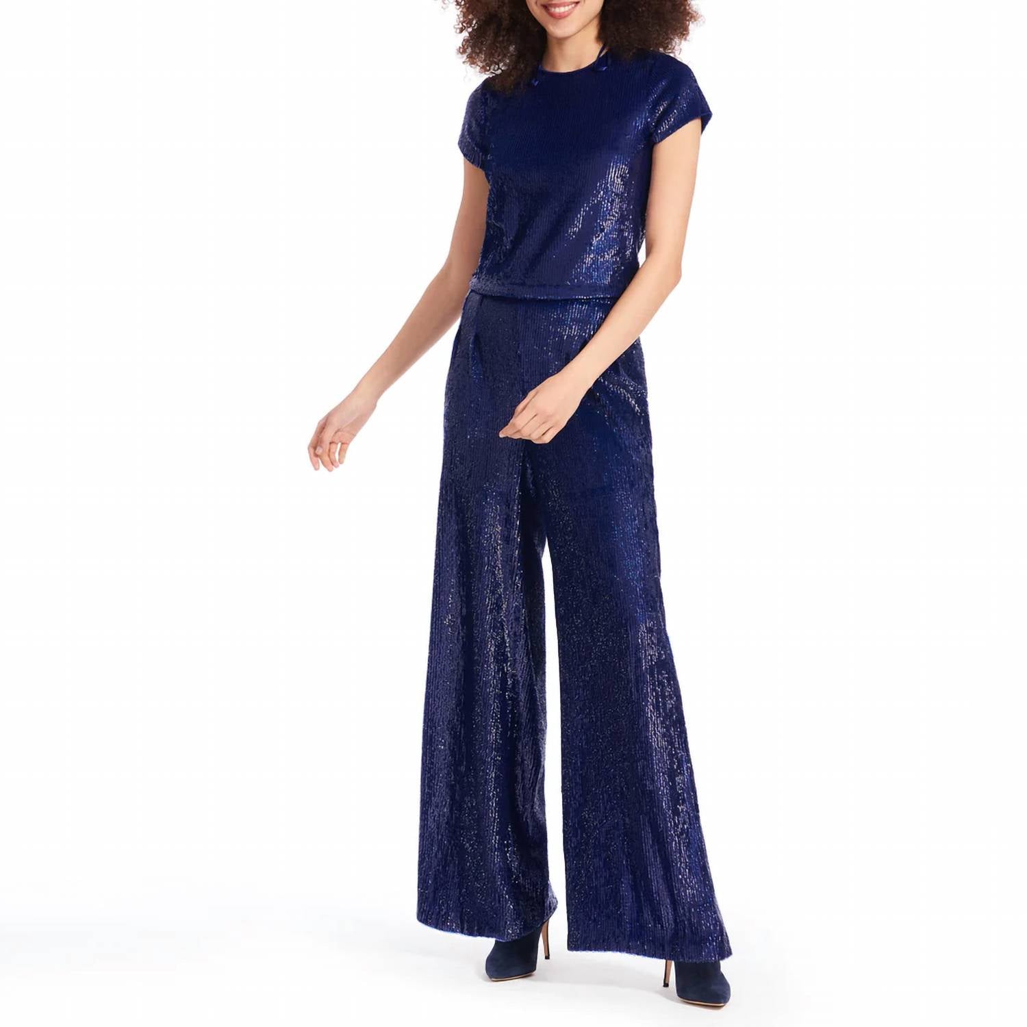 Emily Shalant - Flat Cup Sequin Top