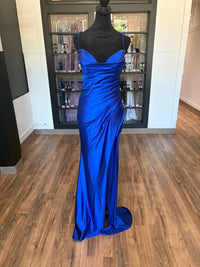 Jovani - Women's High Slit And Beaded Dress