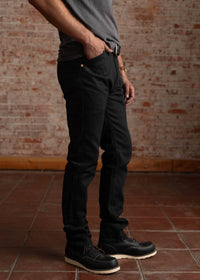 Iron & Resin Enduro Reinforced Denim Jeans in black - men's jeans - detail view