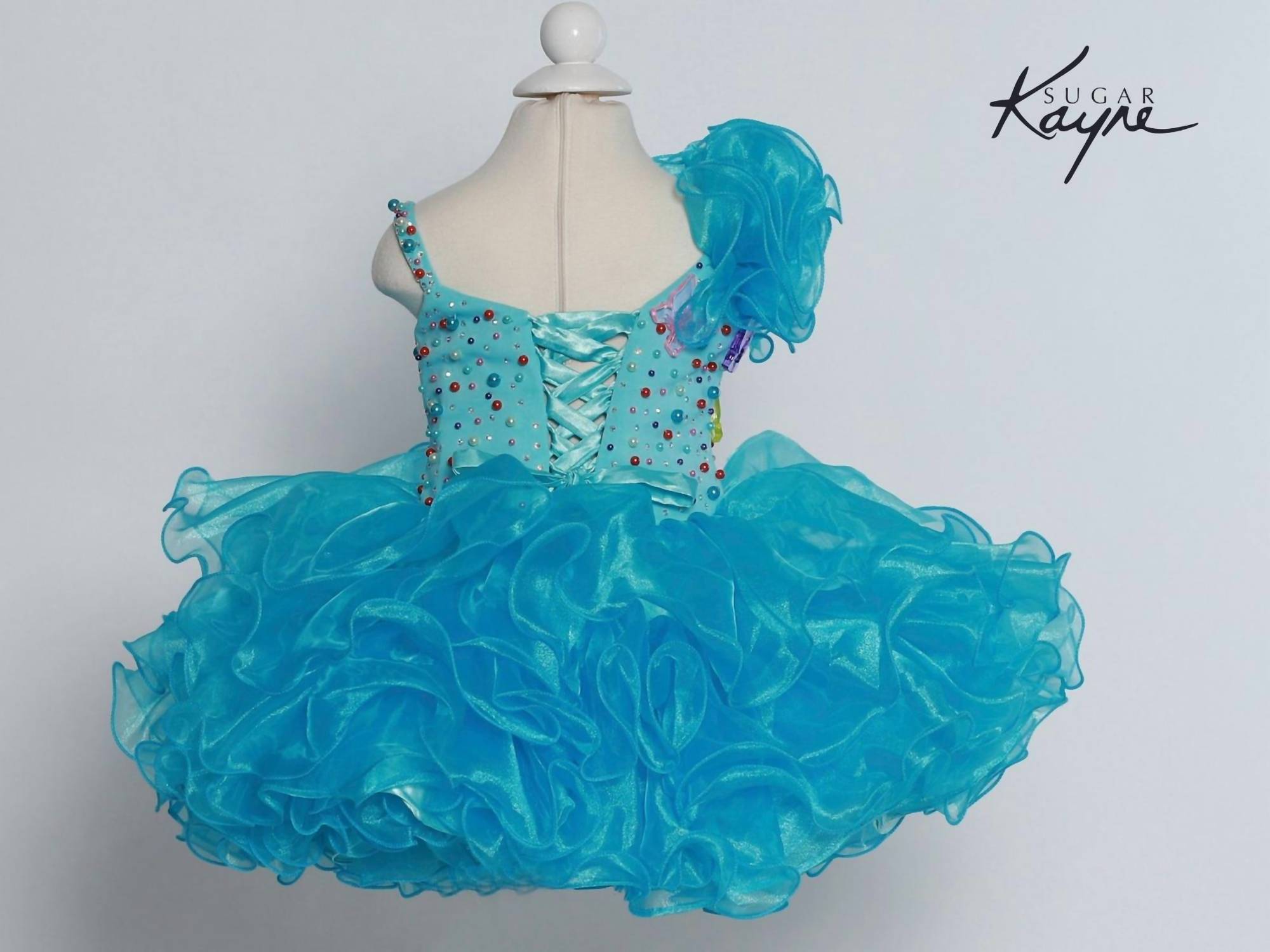 Sugar Kayne - Girl's Playful Organza Dress