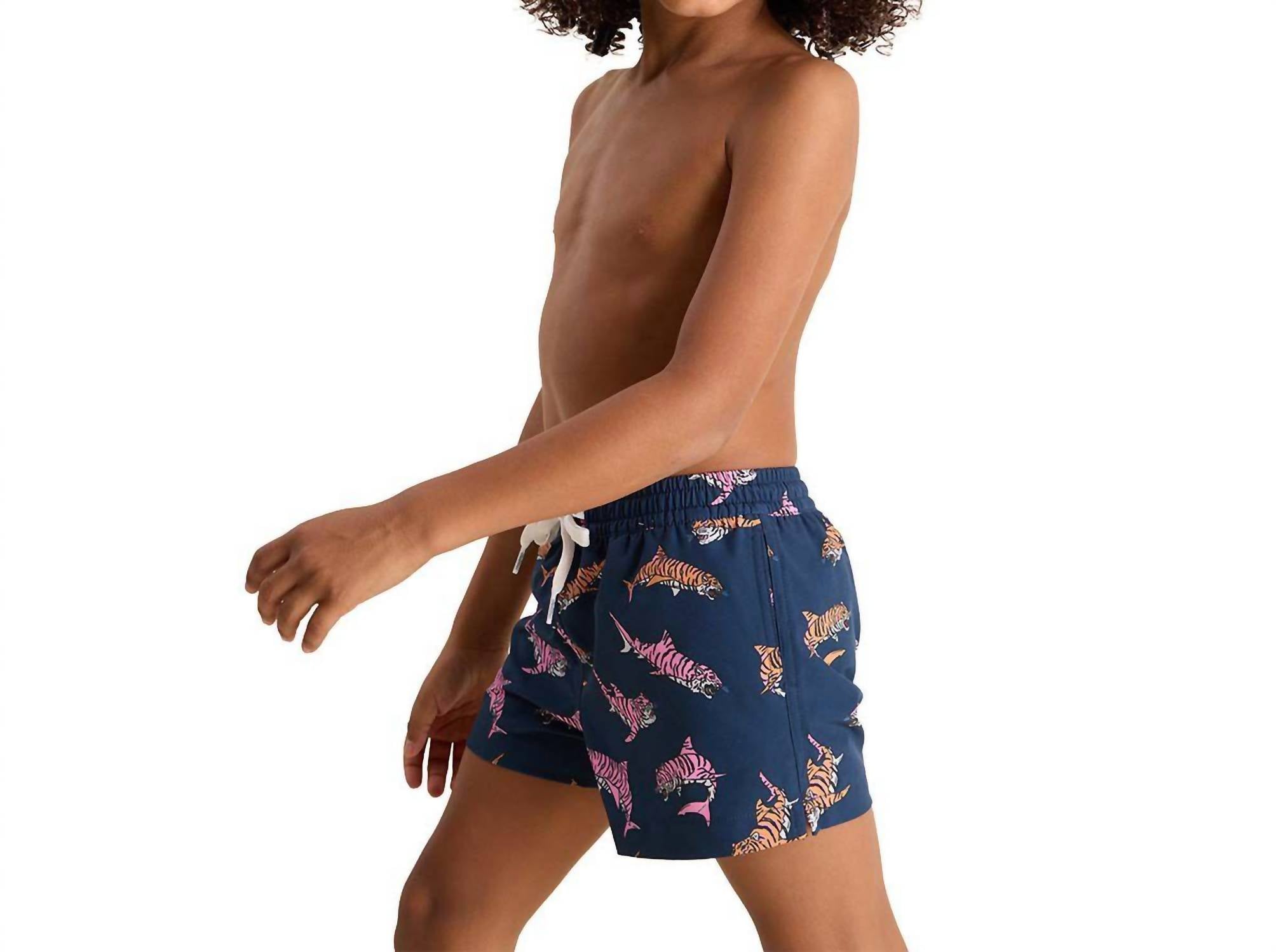 Chubbies - Boys The King Of The Seas Classic Swim Trunks - Shorter