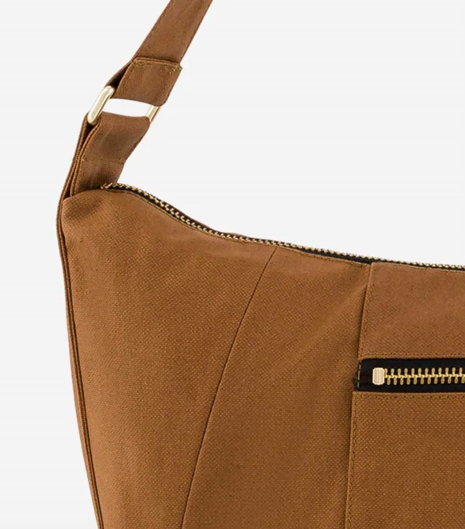 Rivedroite Paris - Women's Charlot Mini Waxed Canvas Handbag