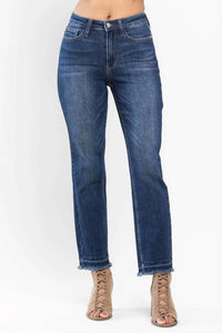 Judy Blue - High Waist Released Hem Slim Jeans