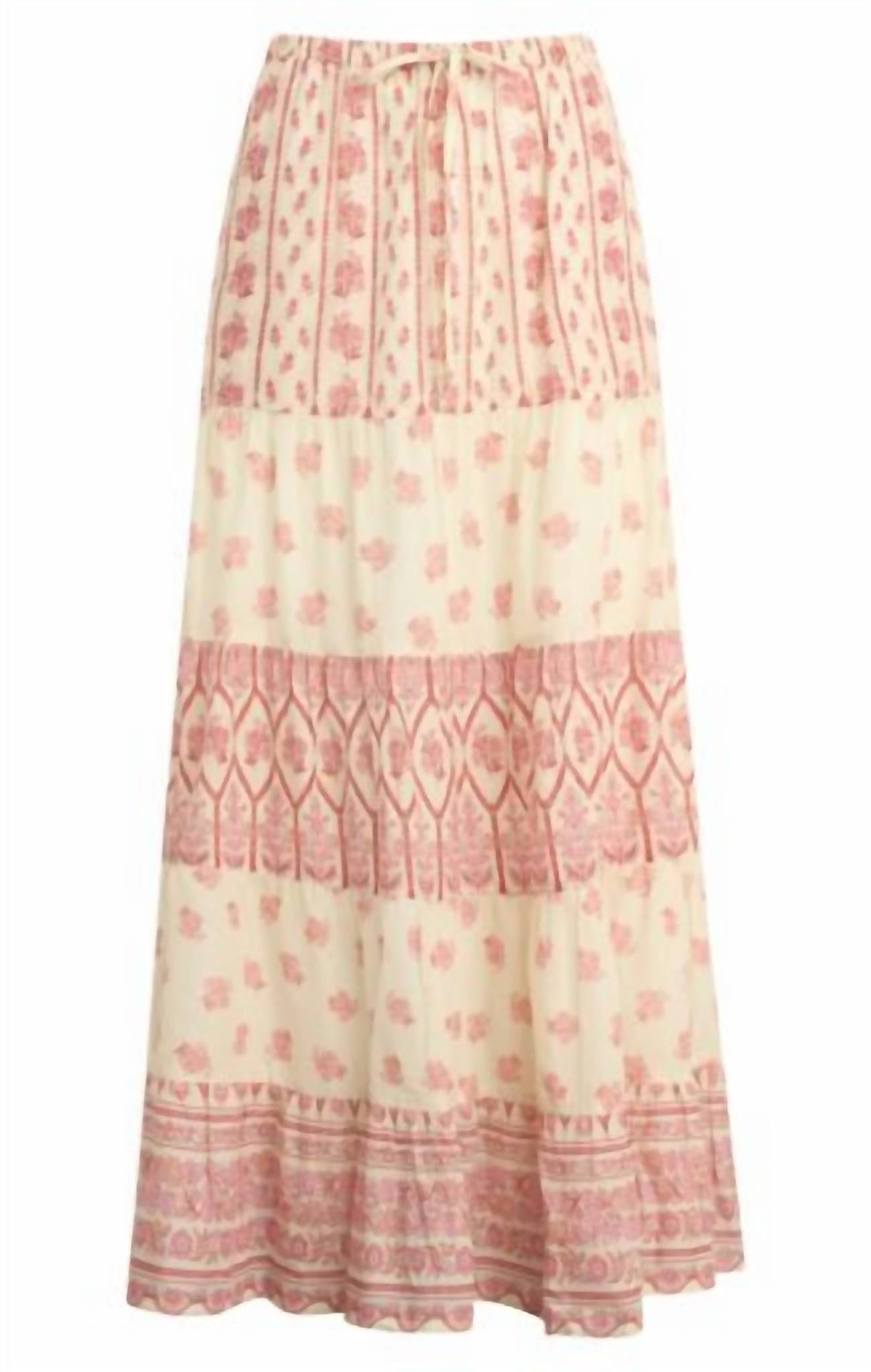 Bila77 - LOTUS MULTI PRINT MAXI SKIRT