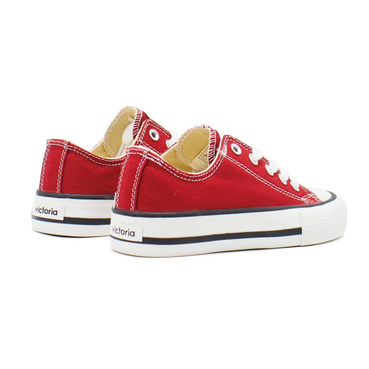 Victoria - Boy's Tribu Canvas Low Top Lace-up Sneakers
